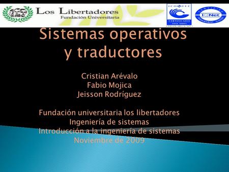 Sistemas operativos y traductores