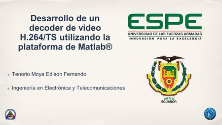 Desarrollo de un decoder de video H