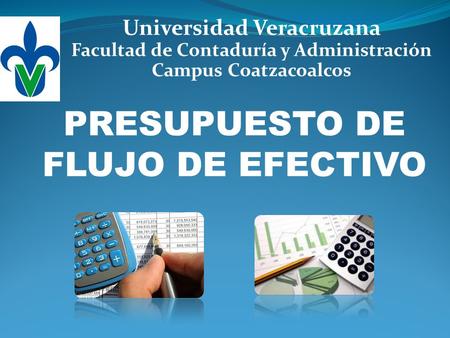 Universidad Veracruzana Facultad de Contaduría y Administración Campus Coatzacoalcos PRESUPUESTO DE FLUJO DE EFECTIVO.