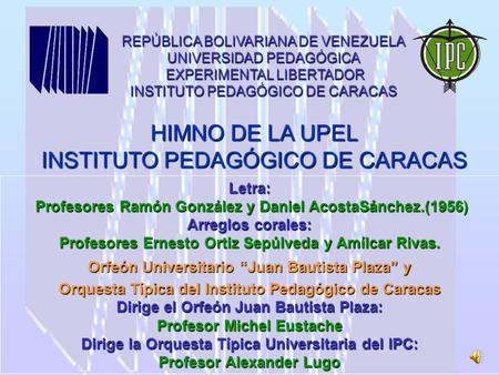INSTITUTO PEDAGÓGICO DE CARACAS