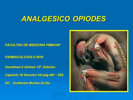 ANALGESICO OPIODES FACULTAD DE MEDICINA FMBUAP FARMACOLOGÍA II 2015.