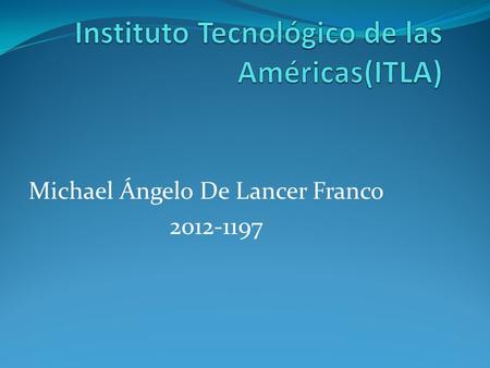 Michael Ángelo De Lancer Franco 2012-1197. Administrando recursos de red en Windows 2008 efectivamente los recursos de una red son todas las cosas que.