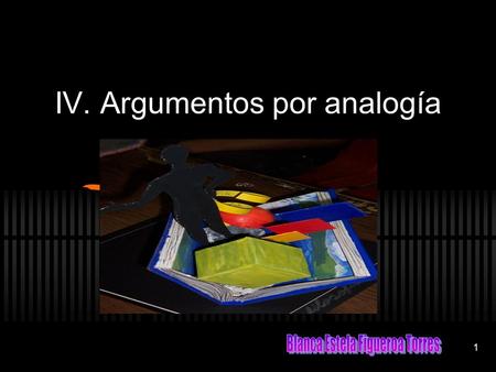 IV. Argumentos por analogía