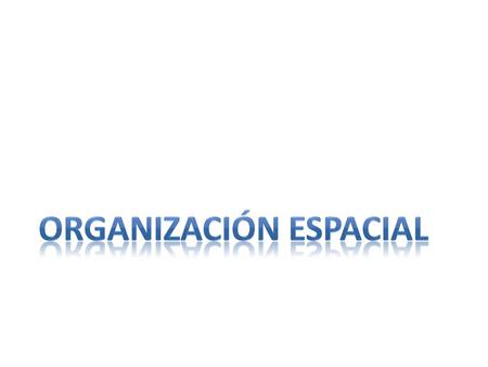 Organización espacial