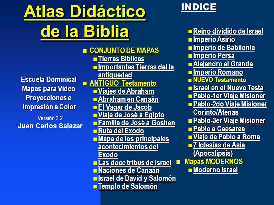 Atlas Didáctico de la Biblia - ppt descargar