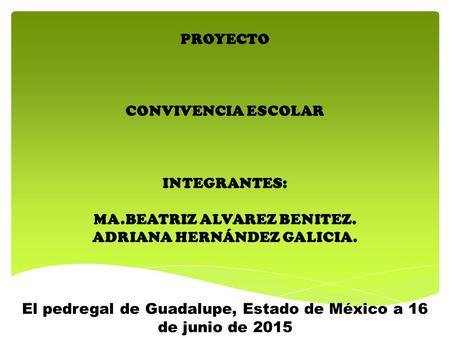 El pedregal de Guadalupe, Estado de México a 16 de junio de 2015