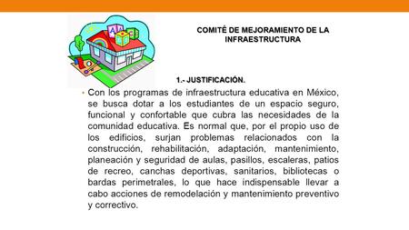 COMITÉ DE MEJORAMIENTO DE LA INFRAESTRUCTURA