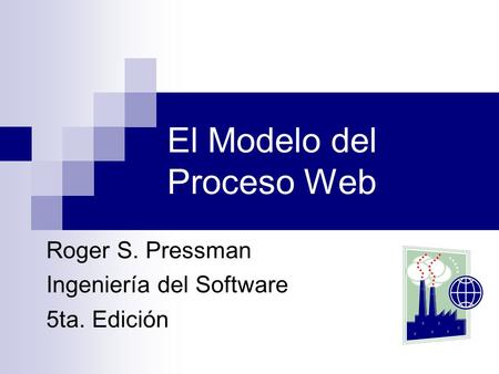 El Modelo del Proceso Web
