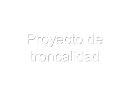 Proyecto de troncalidad. No troncal ¡Tengo plaza MIR! Quirúrgico Laboratorio y diagnóstico ImagenMédico Prueba selectiva Especialista Á rea de C apacitación.
