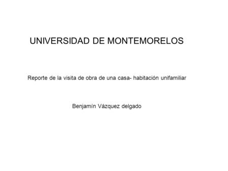 UNIVERSIDAD DE MONTEMORELOS