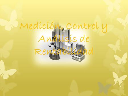 Medición, Control y Análisis de Rentabilidad