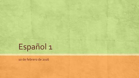 Español 1 10 de febrero de 2016. La Campana ▪ Contesta en español con frases completes. ▪ 1.¿Cuándo es tu cumpleaños? ▪ 2. ¿Qué te gusta hacer más para.