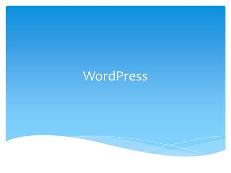 WordPress. Nombre del Sitio Web Enlaces permanente.