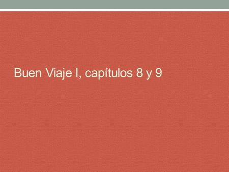 Buen Viaje I, capítulos 8 y 9. Esta es Carmen. Ella es una muchacha baja y morena.