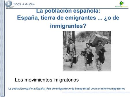 Los movimientos migratorios