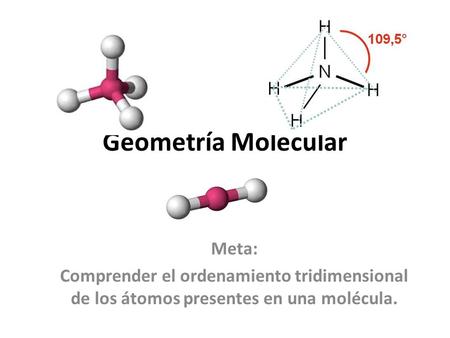 Geometría Molecular Meta: