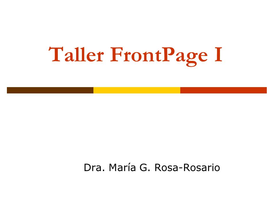 Dra. María G. Rosa-Rosario - ppt descargar