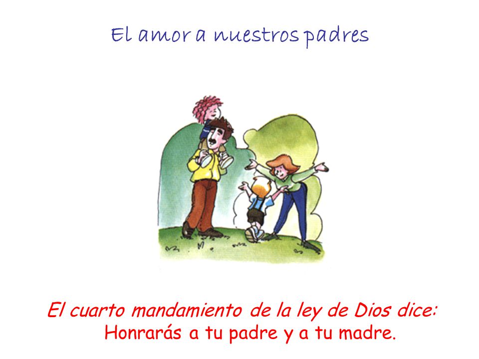 Cuarto Mandamiento Querer a nuestros papás y hermanos - ppt video ... Cuarto Mandamiento Querer a nuestros papás y hermanos - ppt video ...