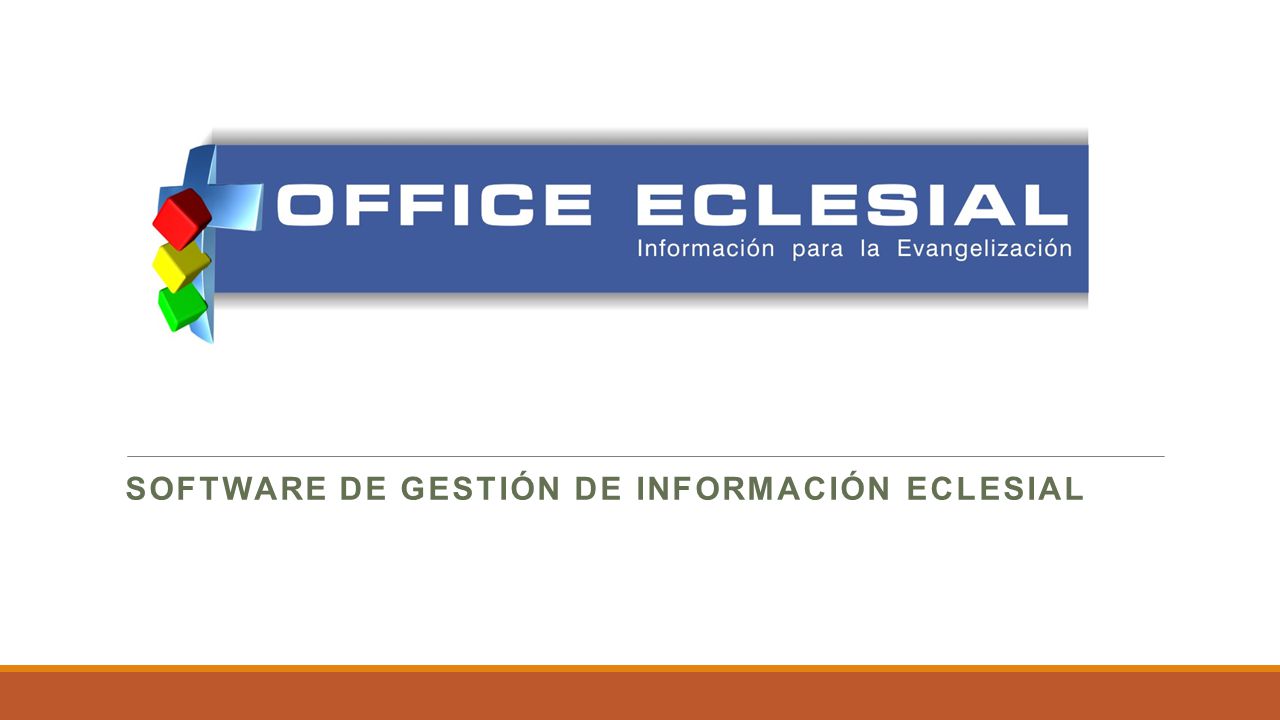 Software de gestión de información eclesial - ppt descargar