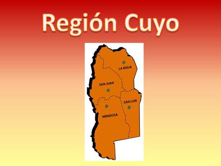 Región Cuyo.