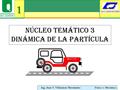 Ing. Juan V. Villamizar Hernández Física 1: Mecánica Núcleo temático 3 DINÁMICA DE LA PARTÍCULA 1 W I L L Y S.
