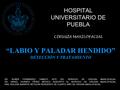 HOSPITAL UNIVERSITARIO DE PUEBLA CIRUGÍA MAXILOFACIAL