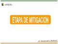 2. ETAPA : MITIGACIÓN EN LAS ZONAS AFECTADAS 2. ETAPA : MITIGACIÓN EN LAS ZONAS AFECTADAS Descripción Acción EntidadesTiempo 1. Evacuación de 20.000.000.