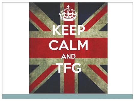 SESIÓN INFORMATIVA TFG – EE. Ingleses 16/10/2015 Convocados: alumnos matriculados TFG Profesorado: J. Ruiz Mas, I. Sanz, S. Valera Coordinador del grado.