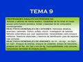 TEMA 9 PROPIEDADES ANALÍTICAS PERIÓDICAS