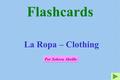 Flashcards La Ropa – Clothing Por Señora Abeille.
