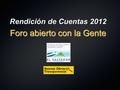 INVERSIÓN JUNIO 2011 – MAYO 2012 VICEMINISTERIO DE OBRAS PÚBLICAS.