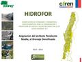 HIDROFOR ZONIFICACIÓN DE ESTÁNDARES Y PARÁMETROS EDAFOCLIMÁTICOS PARA LA CONSERVACIÓN Y PROTECCIÓN DE SUELOS Y AGUAS INCLUIDOS EN LA LEY 20283. REGIONES.