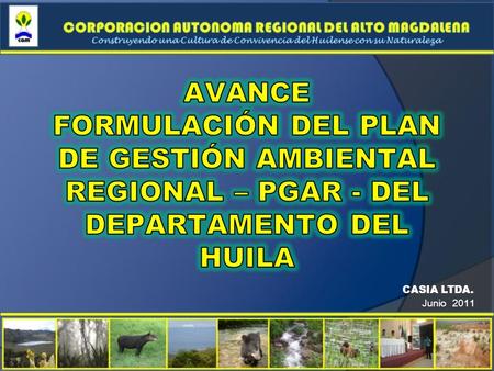 CASIA LTDA. Junio 2011. PROCESO DE FORMULACION DEL PGAR TALLER 4 AUDIENCIAS PUBLICAS Formulación Abril 12,13, 14, 15 TALLER 5 Equipo directivo CAM FORO.