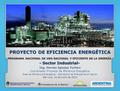 PROYECTO DE EFICIENCIA ENERGÉTICA San Luis, 10 de Junio de 2014 PROGRAMA NACIONAL DE USO RACIONAL Y EFICIENTE DE LA ENERGÍA - Sector Industrial- PROGRAMA.