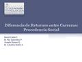 Foco principal del trabajo Complemento a las regresiones de Mincer Estructura: Revisión bibliográficaModelo y variables ResultadosConclusiones CoeficientesRegresión.