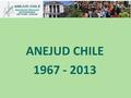 ANEJUD CHILE 1967 - 2013. PROTOCOLO ANEJUD CHILE.