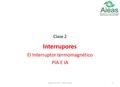 El Interruptor termomagnético