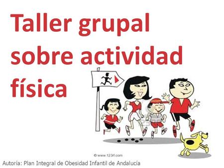 Taller grupal sobre actividad física