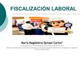 FISCALIZACIÓN LABORAL