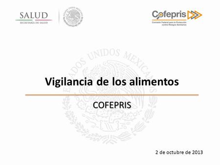 Vigilancia de los alimentos