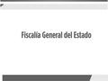 OBTIENE FISCALÍA GENERAL RESULTADOS CONTUNDENTES EN EL OPERATIVO ESPECIAL EN GUACHOCHI Agentes de la Policía Estatal detuvieron a dos integrantes de la.
