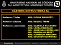 CÁTEDRA ESTRUCTURAS IA