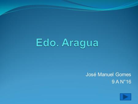 Edo. Aragua José Manuel Gomes 9 A N°16.