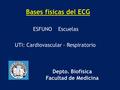 Bases físicas del ECG ESFUNO Escuelas
