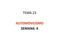 TEMA 23 AUTOMOVILISMO SEMANA 4.