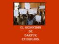 1 El Genocidio de Darfur en dibujos. 2 LOS NIÑOS RETRATAN EL HORROR DE DARFUR EN SUDÁN. Pedro García - Madrid - 03/08/2007 * 500 dibujos de niños sudaneses,
