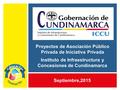 Proyectos de Asociación Público Privada de Iniciativa Privada