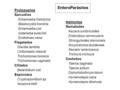 EnteroParásitos Protozoarios Sarcodina Entamoeba histolytca
