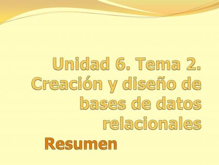 OpenOffice.org Base OOo Base Es un gestor de base de datos relacionales (SGBDR) Es multiplataforma y permite el trabajo con otras bases de datos Creación.