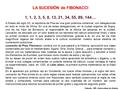 LA SUCESIÓN de FIBONACCI 1, 1, 2, 3, 5, 8, 13, 21, 34, 55, 89, 144.... A finales del siglo XII, la república de Pisa es una gran potencia comercial, con.